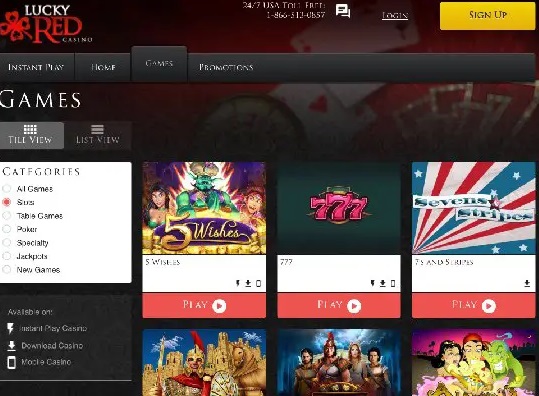 ENJOY MOBILE GAMING: REVIEW OF THE LUCKY RED CASINO APP 1